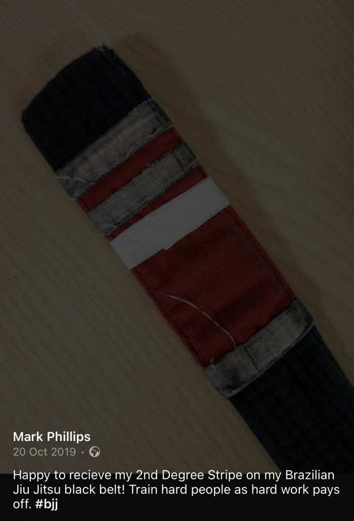 Black belt 2nd degree · October 20, 2019 · Promoted by Marc Walder