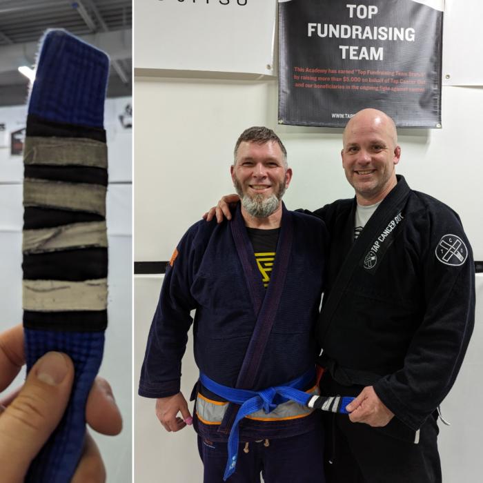Blue belt · June 5, 2021 · Promoted by Jacob Mouro