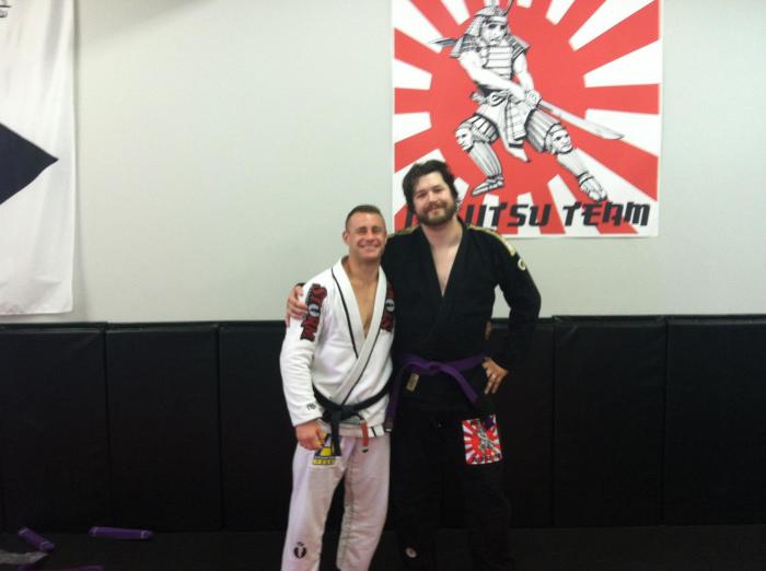 Purple belt · September 18, 2012 · Promoted by Mitch Coats