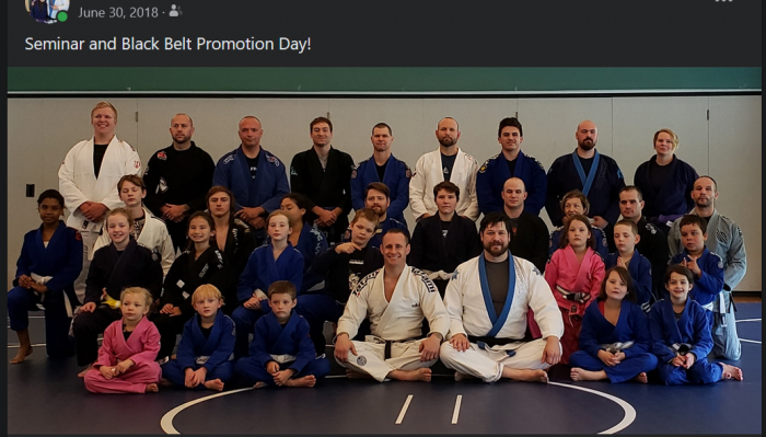 Black belt · June 30, 2018 · Promoted by Mitch Coats