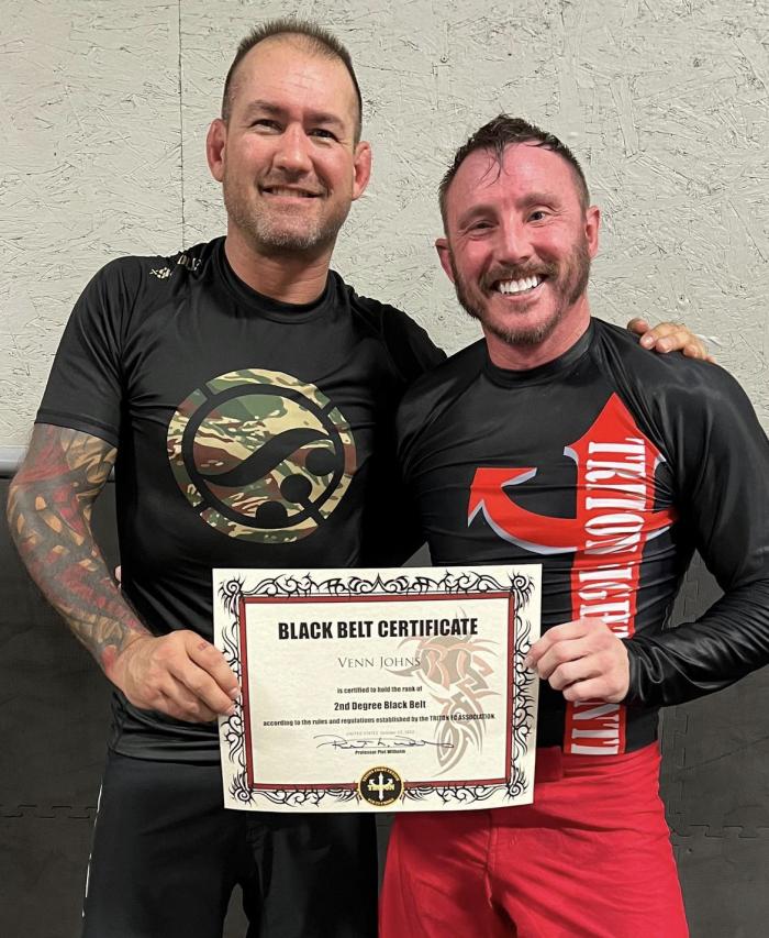 Black belt 2nd degree · October 27, 2023 · Promoted by Piet Wilhelm