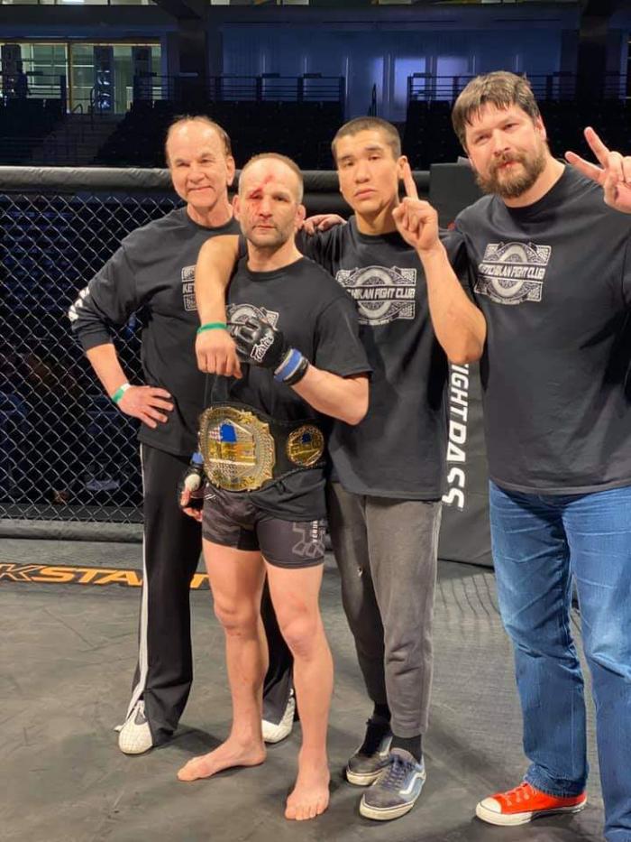 Cornered two of my students at Alaska Fighting Championship 158. My first time cornering fighters and one of the most exciting nights of my life! Especially since both fighters won with submissions.
