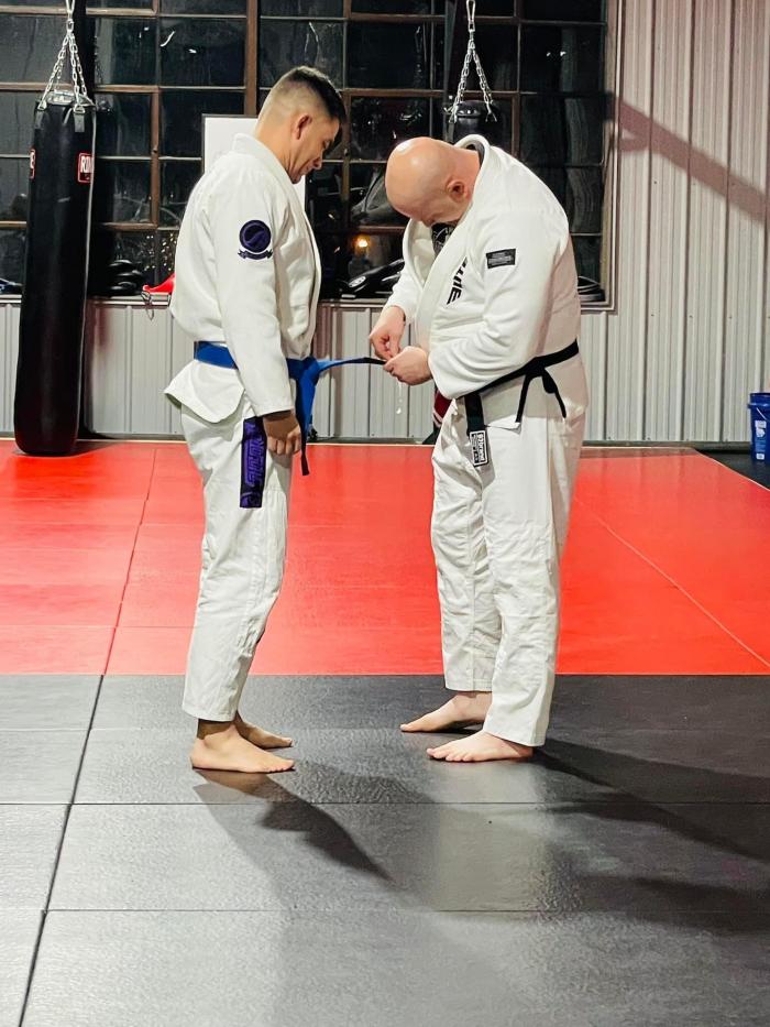 Blue belt · October 30, 2020 · Promoted by Dave