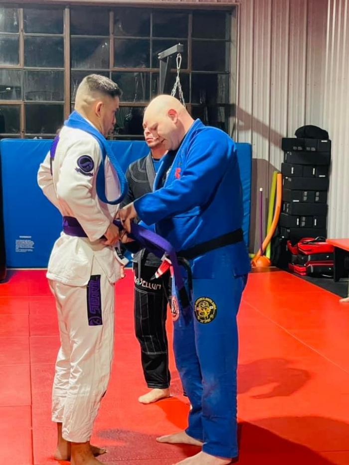 Purple belt · November 7, 2022 · Promoted by Dave