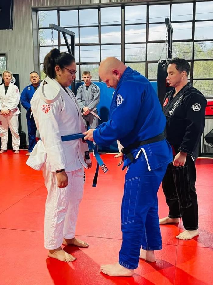Blue belt · April 15, 2022 · Promoted by Dave