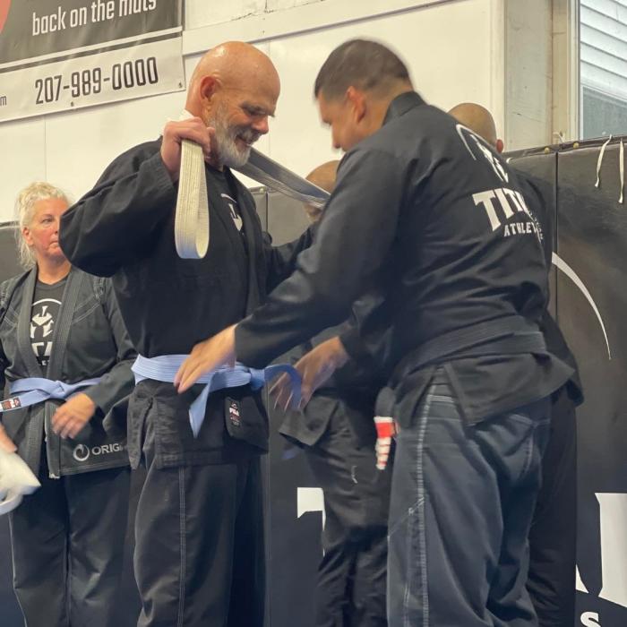 Blue belt · July 10, 2023 · Promoted by Eduardo Benjamin