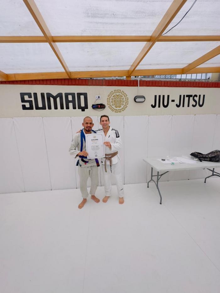 Purple belt · July 15, 2023 · Promoted by Abraham Alonso