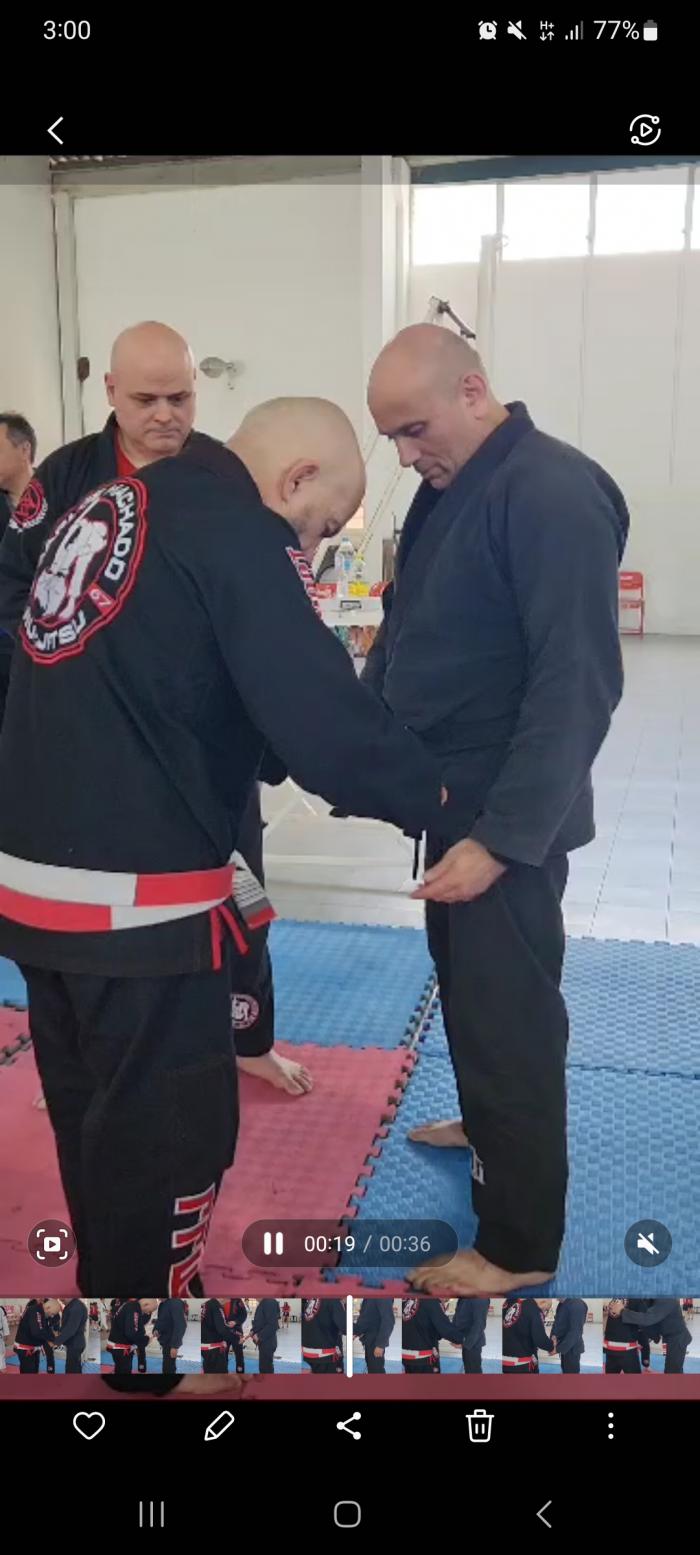 Black belt 1st degree · July 16, 2023 · Promoted by Carlos Machado