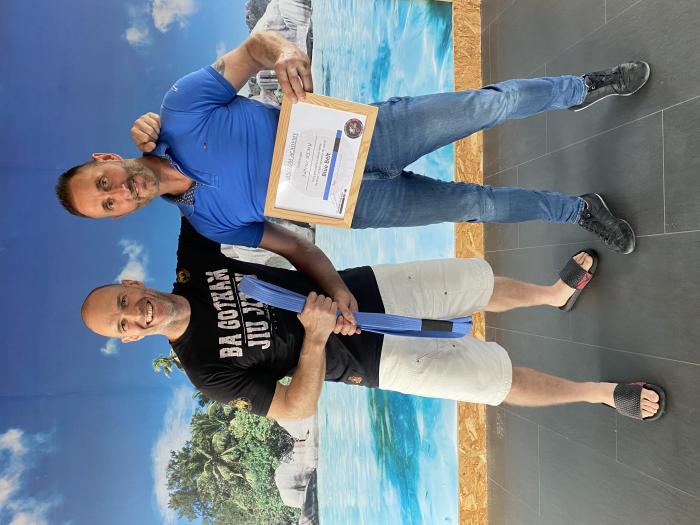Blue belt · July 19, 2023 · Promoted by Frank Beels