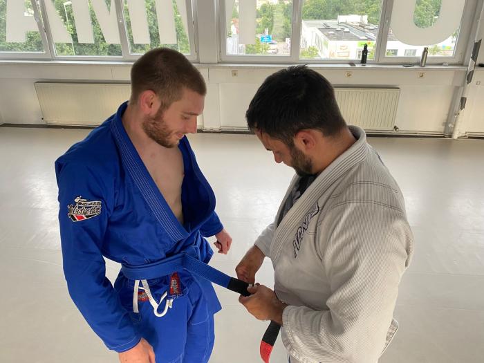 2nd Blue Belt Stripe