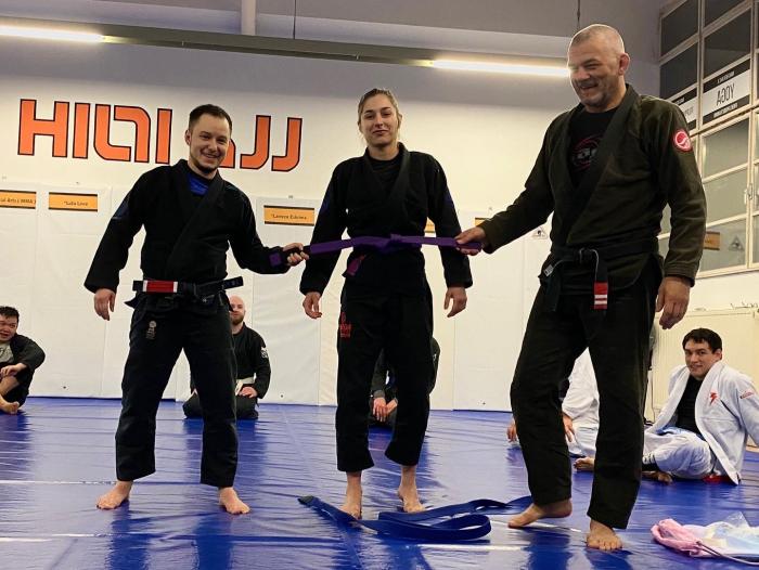 Purple belt ยท February 22, 2022 ยท Promoted by Frank Burczynski