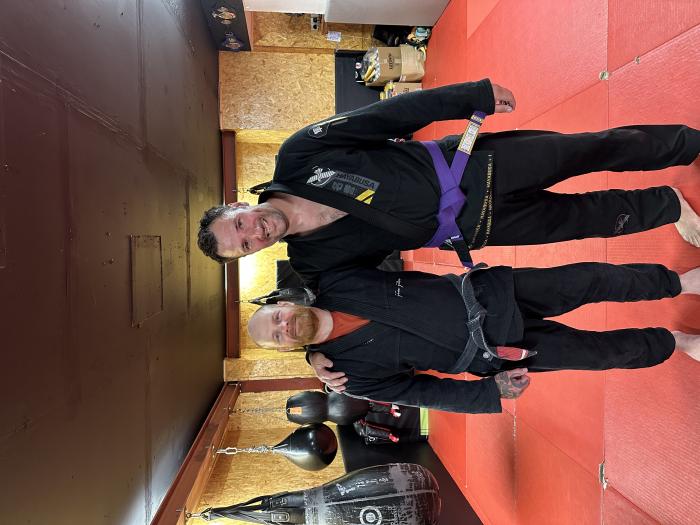 Purple belt · July 20, 2023 · Promoted by Jeff Lawson