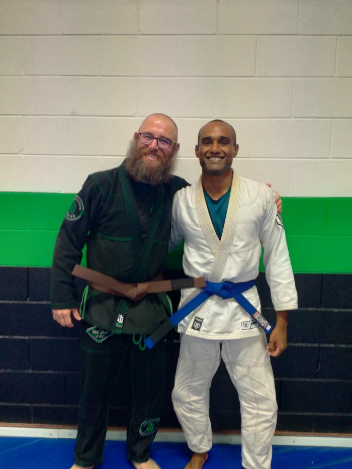Blue belt · December 4, 2021 · Promoted by Camerin Coles