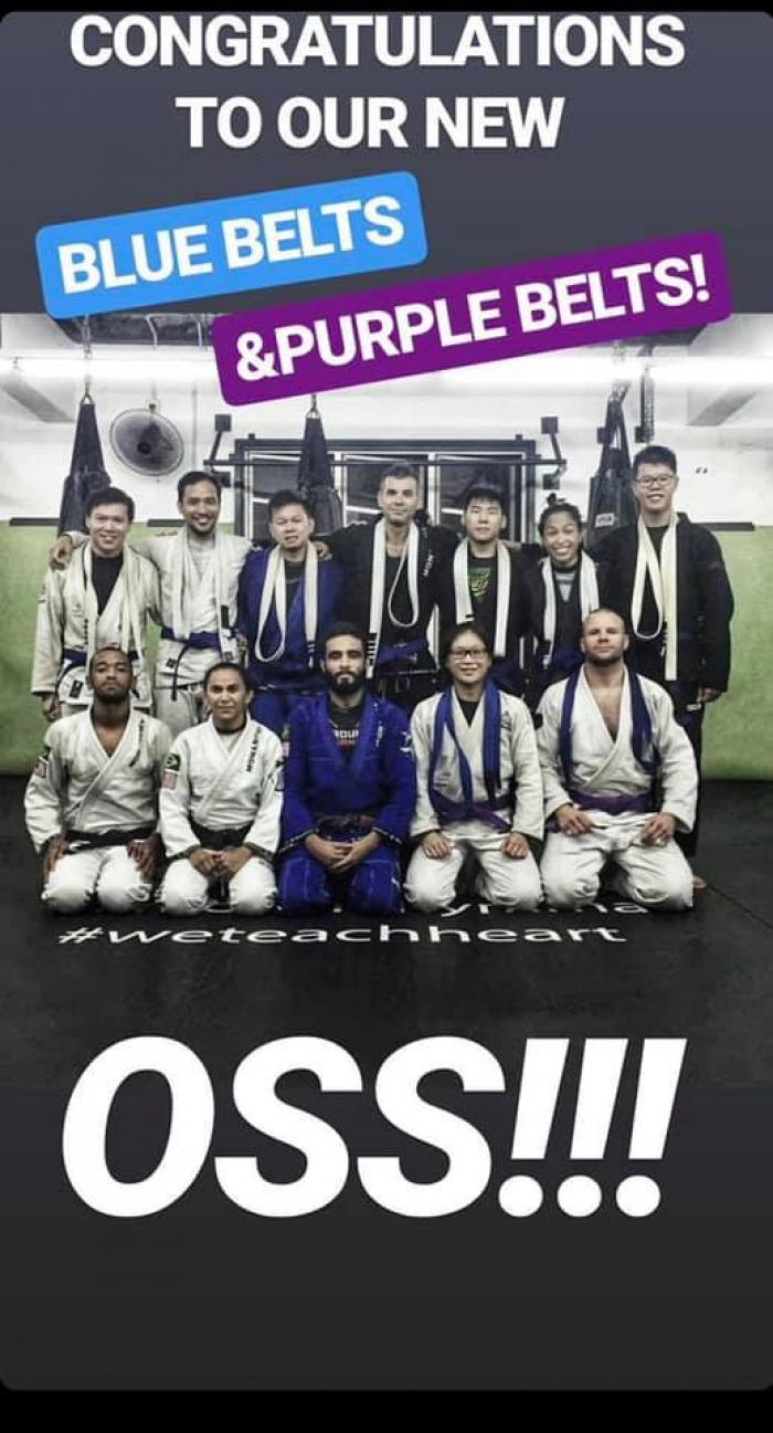 Blue belt · July 23, 2019 · Promoted by Bruno Barbosa