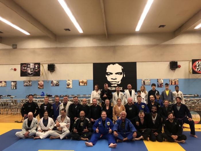 Impromptu grading by Henry Panek and Marcus Soares from the beginning of July