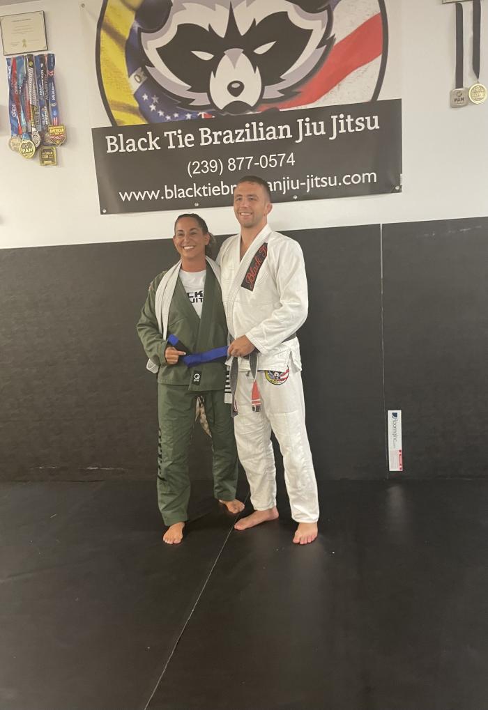 Blue belt · June 21, 2023 · Promoted by Corey Brown