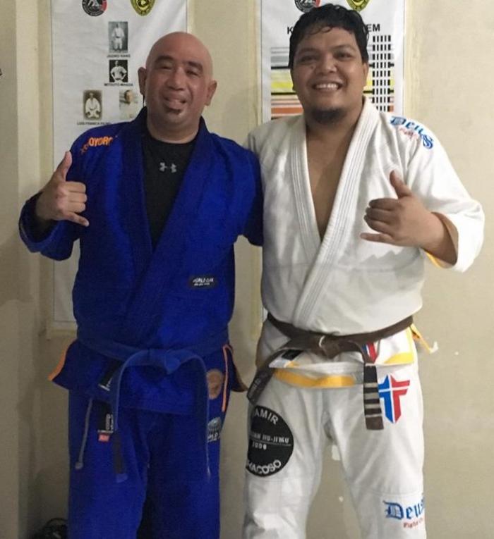 With DJ Rhettmatic (Jiu-Jitsu vs. the World documentary)