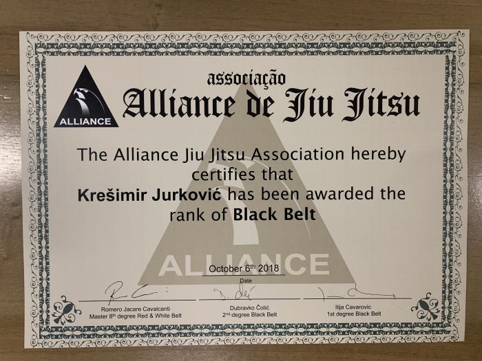 Black belt · October 6, 2018 · Promoted by Romero Jacare Cavalcanti