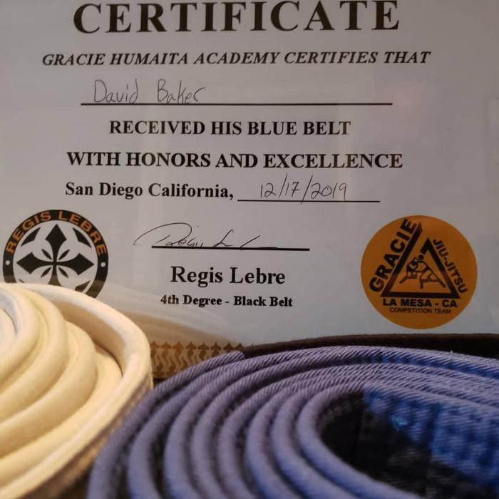 Blue belt · December 17, 2019 · Promoted by Regis Lebre