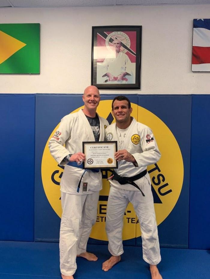 Blue belt · December 17, 2019 · Promoted by Regis Lebre