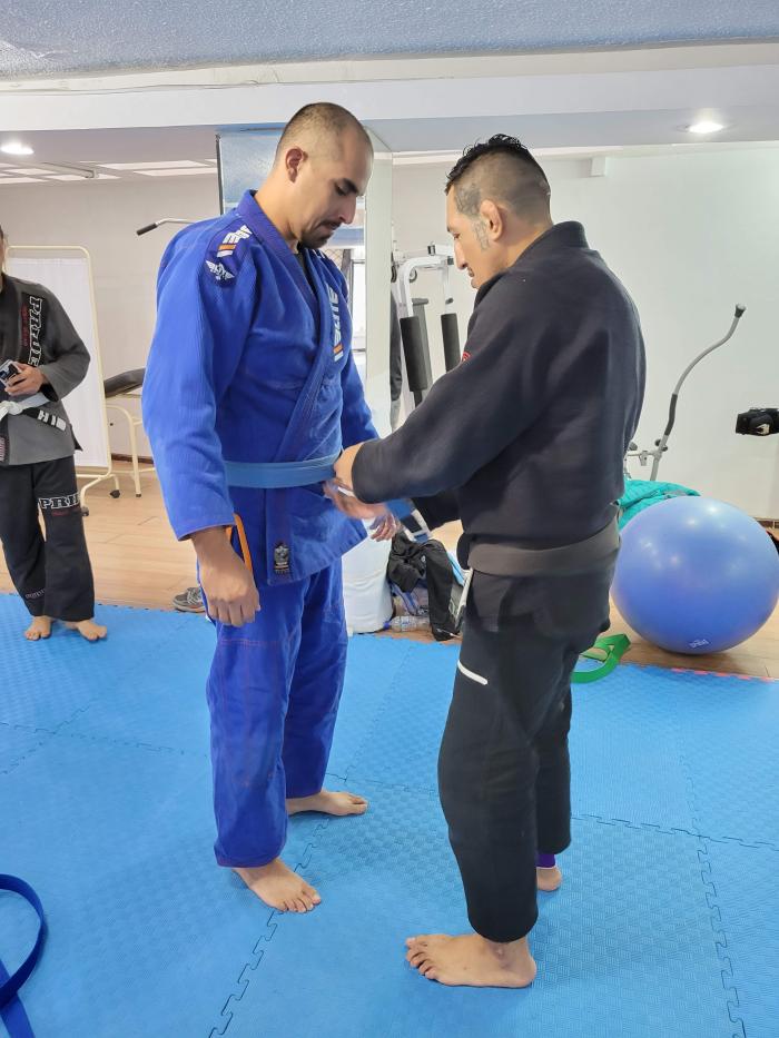 Blue belt · February 12, 2022 · Promoted by Henry Gabriel Moya Ahoña