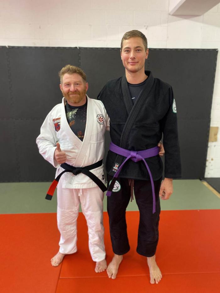 Purple belt · June 3, 2023 · Promoted by Matt Hull-styles