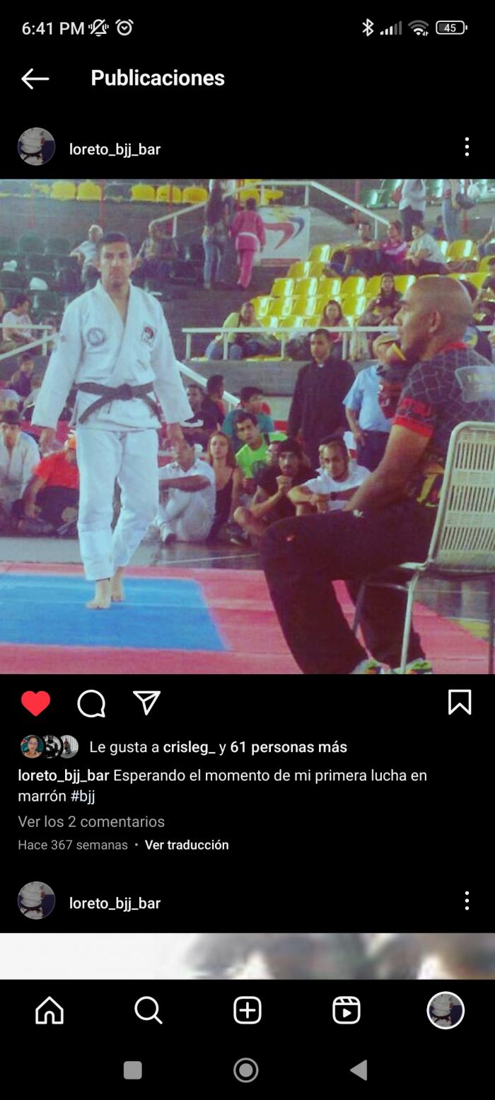 Mi última competencia en Venezuela al lado de mi maestro Mario González