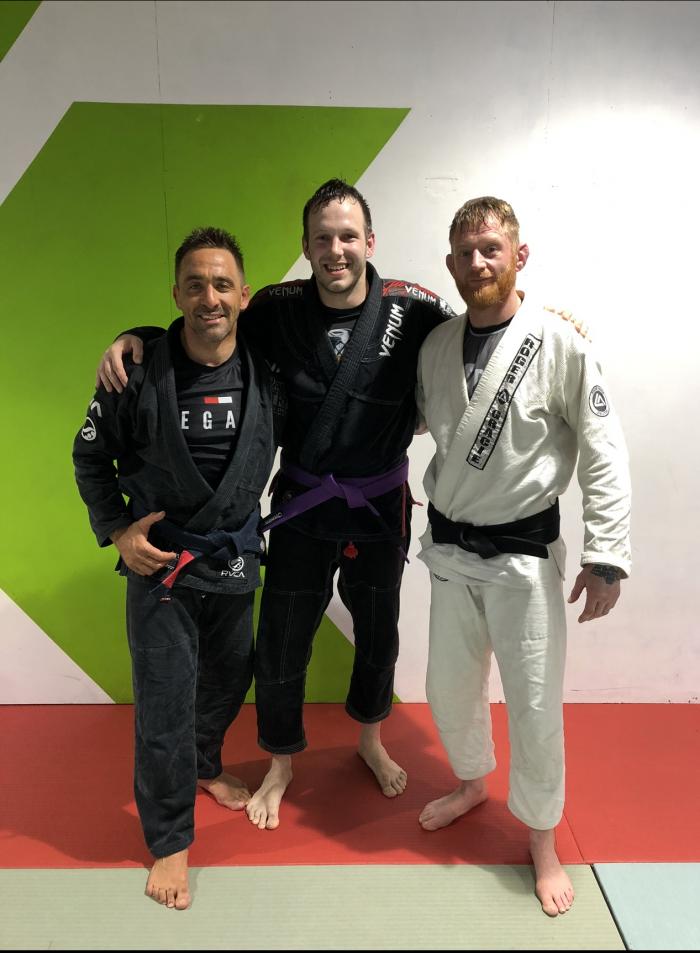 Purple belt · March 2, 2019 · Promoted by Nick tiscoe