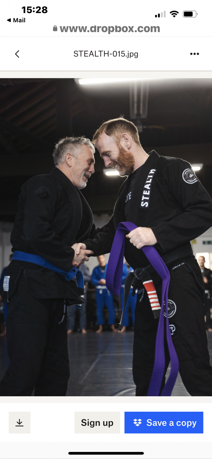 Purple belt · February 20, 2023 · Promoted by Steve Campbell