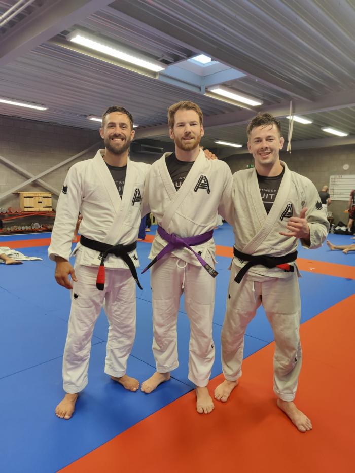 Purple belt · July 13, 2023 · Promoted by Nigel Heylen