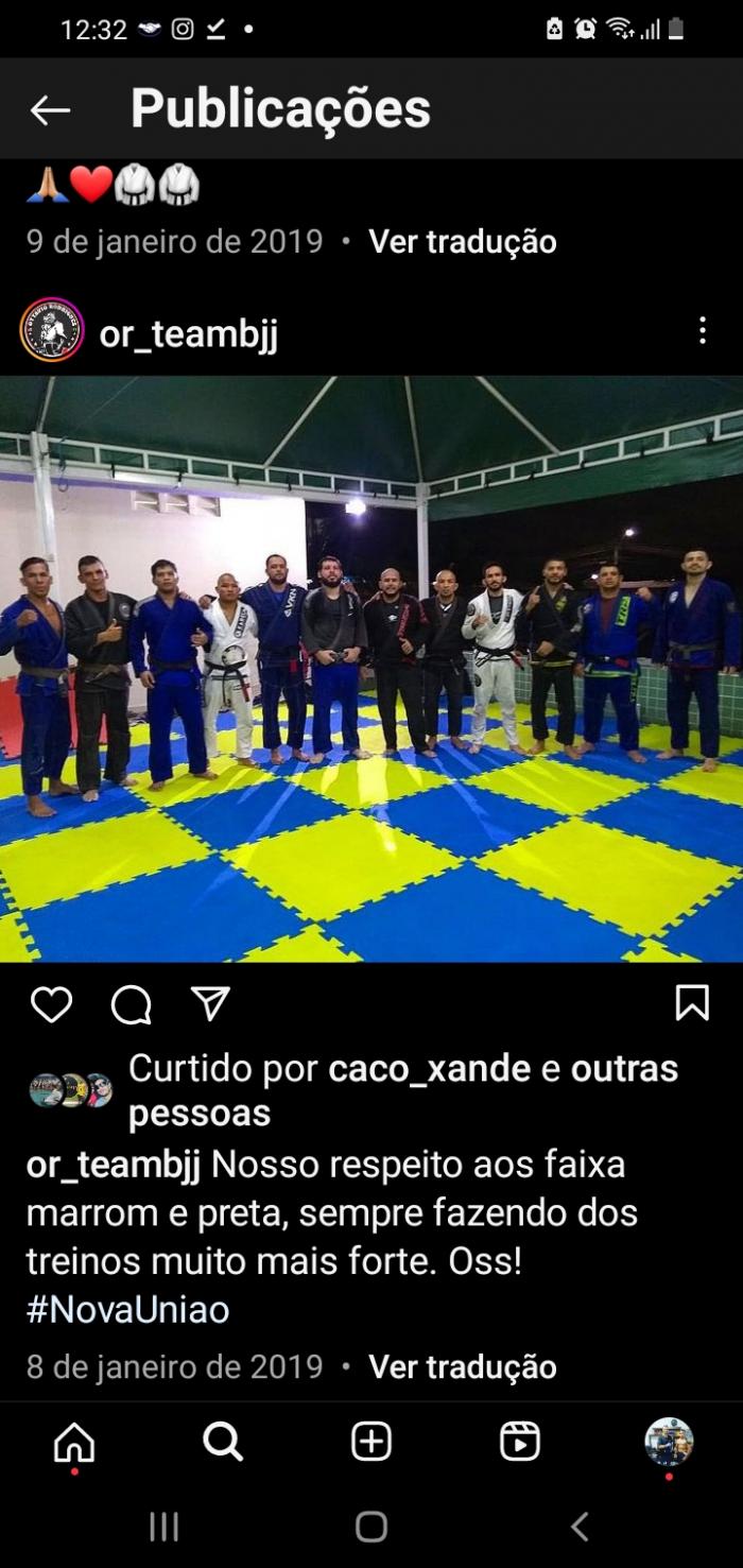 Brown belt · October 12, 2018 · Promoted by Nonato Machado