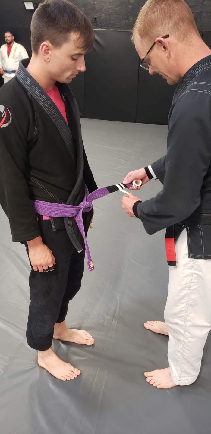 Purple belt · June 11, 2022 · Promoted by Miles Fortner