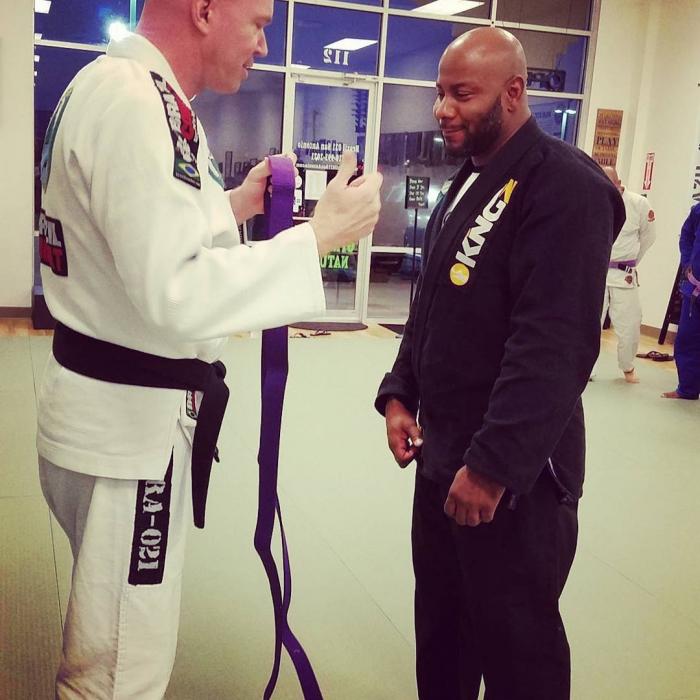 Purple belt · October 24, 2018 · Promoted by Roland Malone