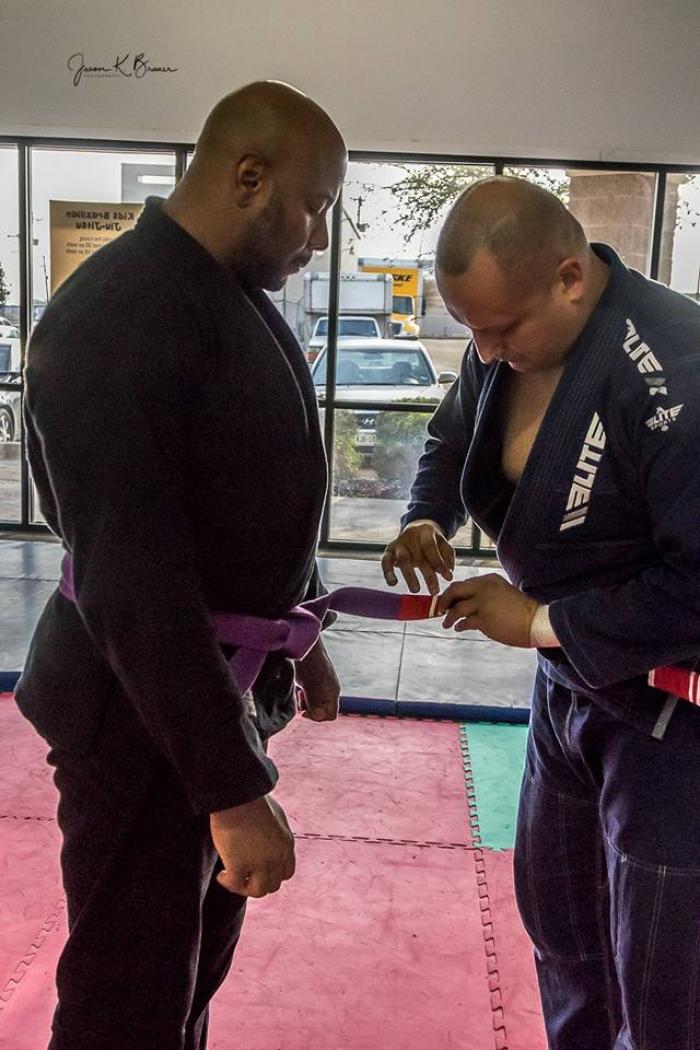 Purple belt · October 24, 2018 · Promoted by Roland Malone