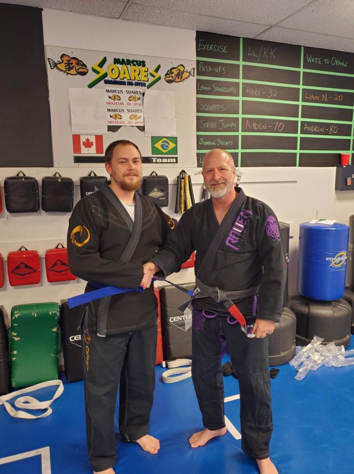 Blue belt · October 26, 2021 · Promoted by Bryan Rumble