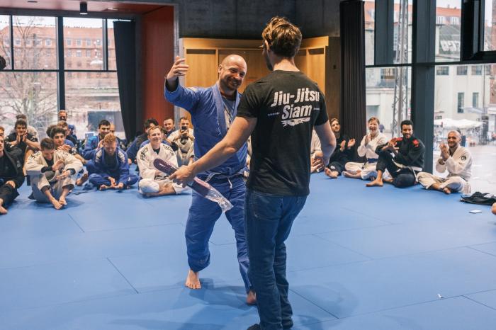 Purple belt · January 14, 2023 · Promoted by Jonas Martin Eriksson