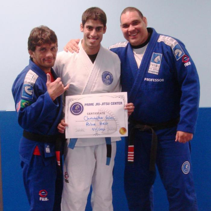 Blue belt · November 15, 2012 · Promoted by Carlos Santos