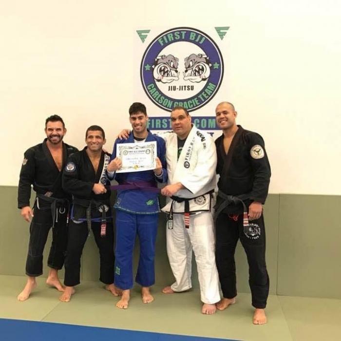 Purple belt · March 3, 2017 · Promoted by Carlos Santos