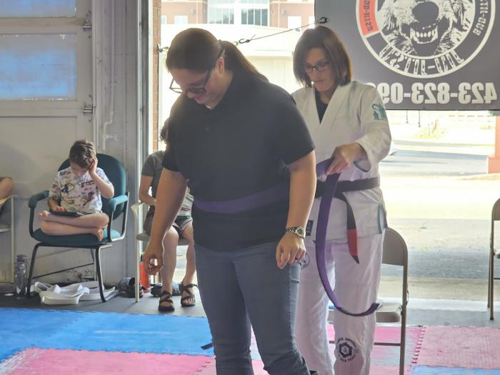 Purple belt · July 17, 2023 · Promoted by Bob Vereecke