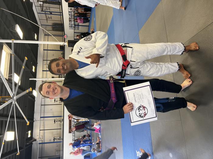 Purple belt · August 12, 2023 · Promoted by Paulo Fernando Augusto