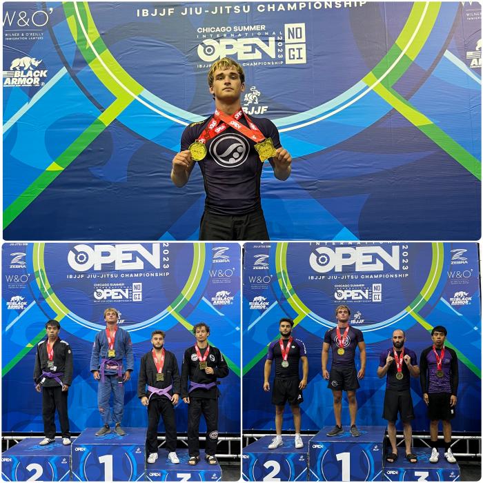 IBJJF Featherweight Champion @ Purple Belt / Gi and No Gi - 2023 Chicago Summer Open