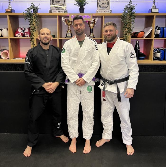 Purple belt · April 15, 2023 · Promoted by Ben fletcher