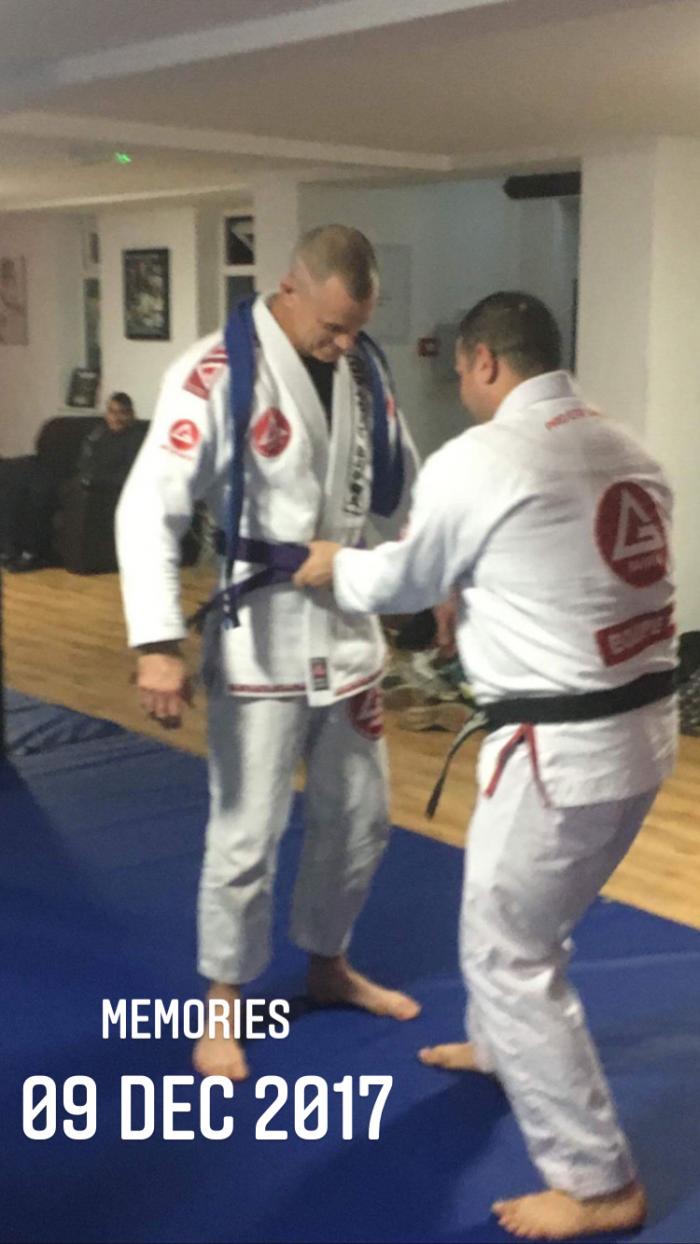 Purple belt · December 17, 2017 · Promoted by Salvatore Pace