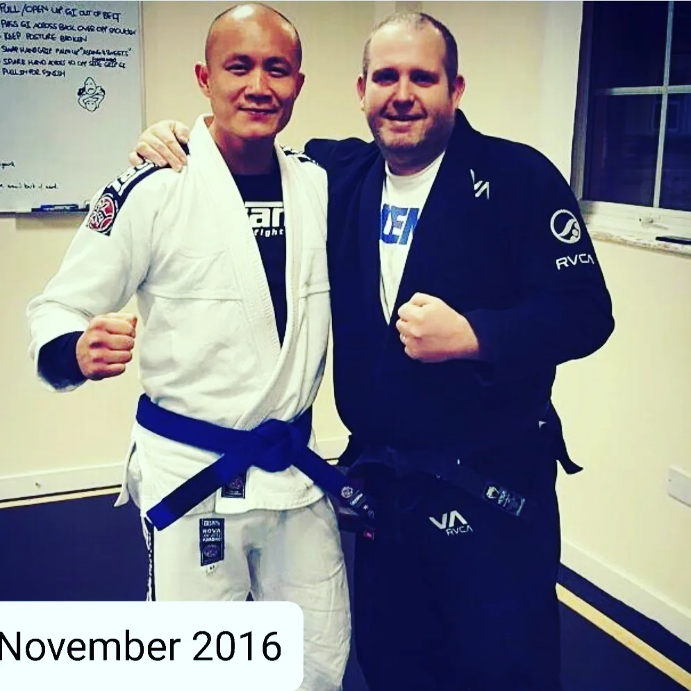 Blue belt · November 30, 2016 · Promoted by Paul Rimmer