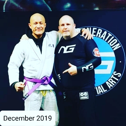 Purple belt · December 17, 2019 · Promoted by Paul Rimmer