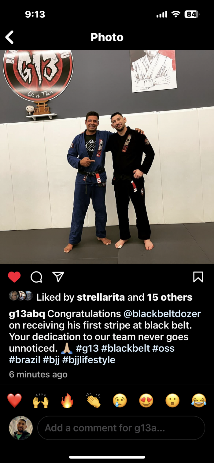 Black belt 1st degree · February 20, 2023 · Promoted by Gustavo Araujo