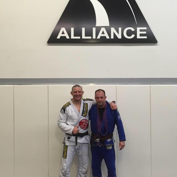 w Damian Hirtz 2015 getting my Brown Belt