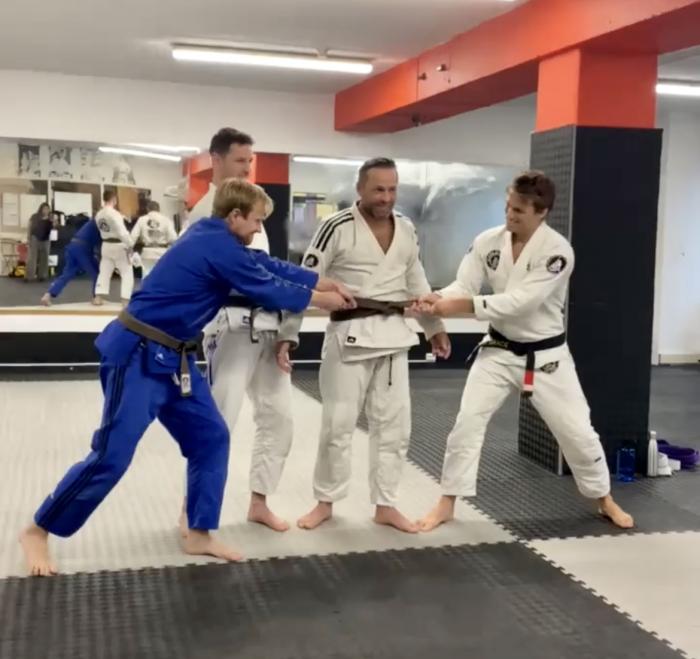 Brown belt · October 23, 2022 · Promoted by Professor Clark Gracie