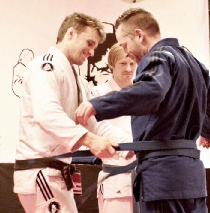 Blue belt · December 10, 2016 · Promoted by Professor Clark Gracie
