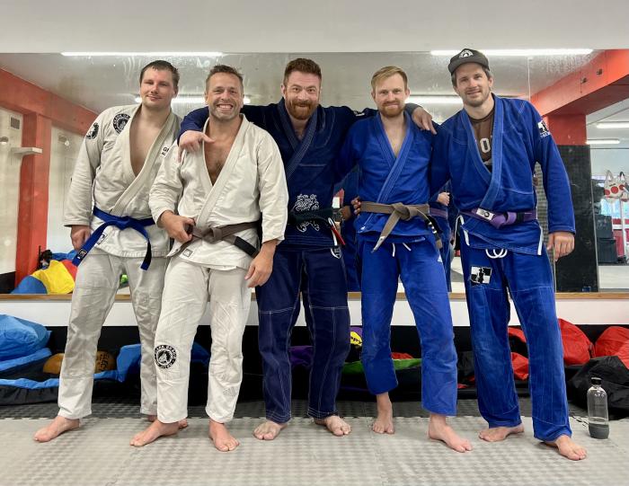 Had a quick training session with my friend and Paulo Tavares Blackbelt Nano Denim, visiting from Beijing, China.